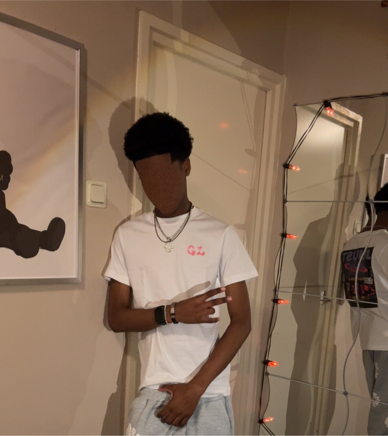 GL Limitless White/PinkTee