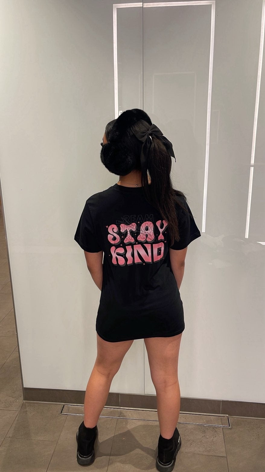 GL DREAM Velvet Black Tee